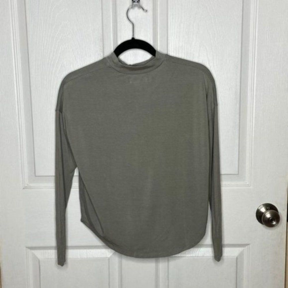 Madewell Green Mock Neck Shirt Size XXS - Picture 8 of 15